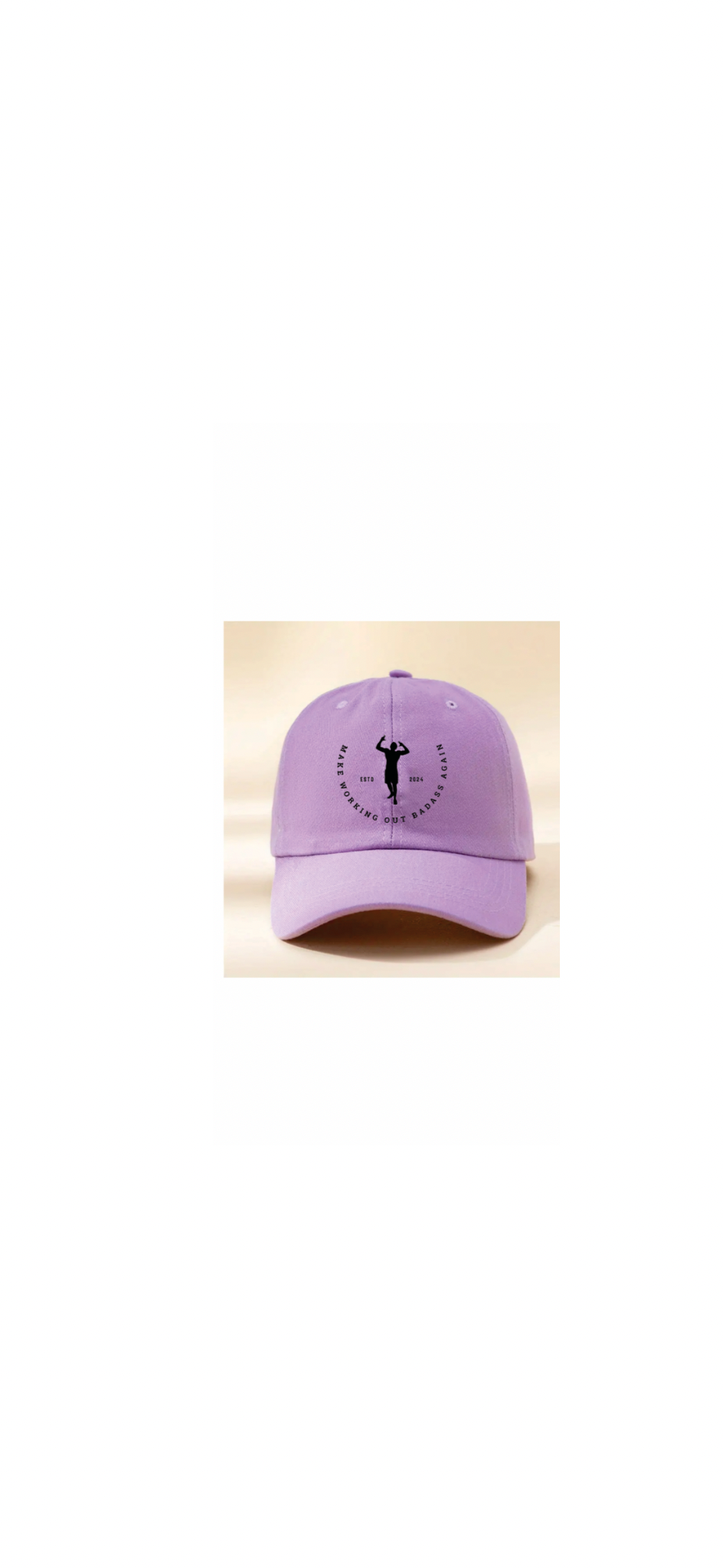 Purple hat - Make Working Out Badass Again Shop