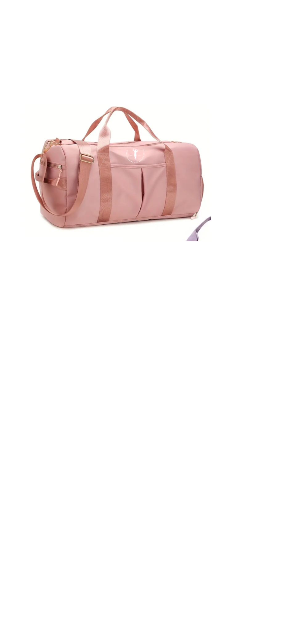 Pink duffel bag - Make Working Out Badass Again Shop