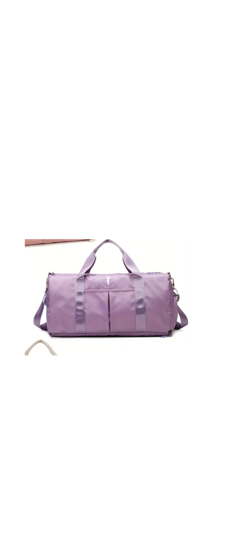 Purple duffel bag - Make Working Out Badass Again Shop